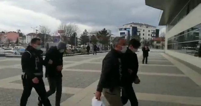 17 gram esrarla yakalanan 2 kişi adliyeye sevk edildi