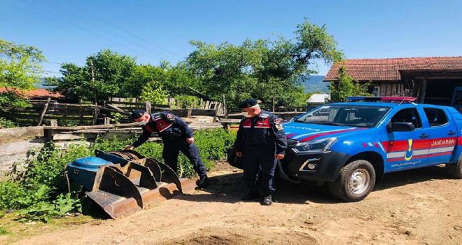 30 bin lira değerindeki çalıntı tambur Mengen’de bulundu 