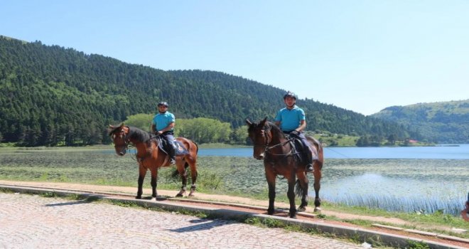Abant’ta atlı jandarma timi görev yapacak