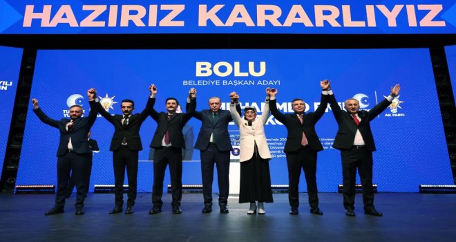 Ak Parti Bolu Belediye Başkan Adayı Muhammed Emin Demirkol iddiasını bir kez daha ortaya koydu