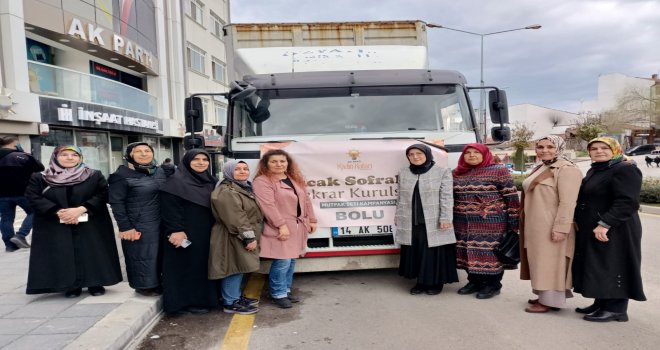 AK Partili kadınlardan depremzede ailelere yardım kampanyası