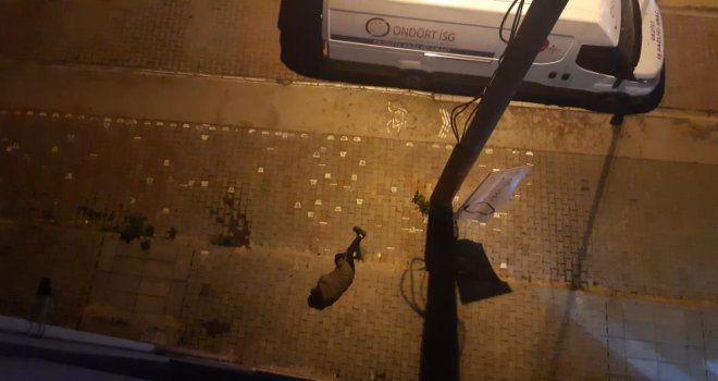 Alkol komasına girince çevreye rahatsızlık verdi