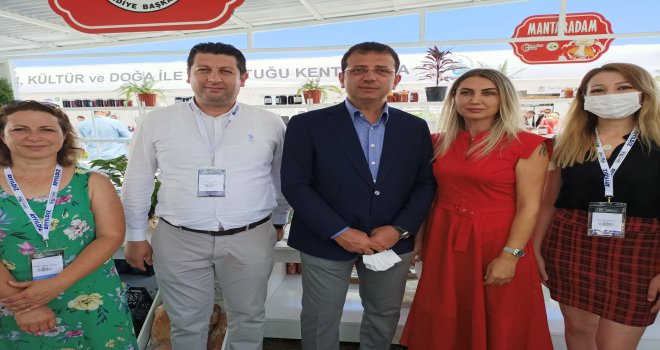 Başkan İmamoğlu, Köroğlu Kooperatifi standını ziyaret etti