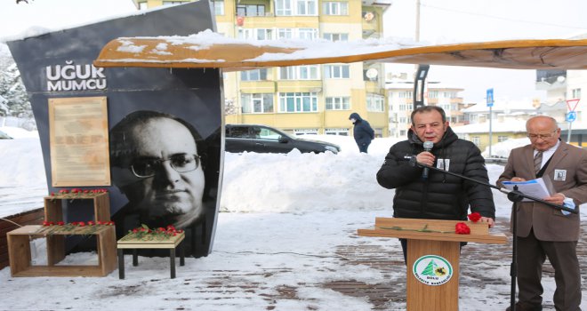 Başkan Özcan; ‘İnşallah seneye Uğur Mumcu’yu anarken bambaşka bir Türkiye’de yaşıyor olacağız’