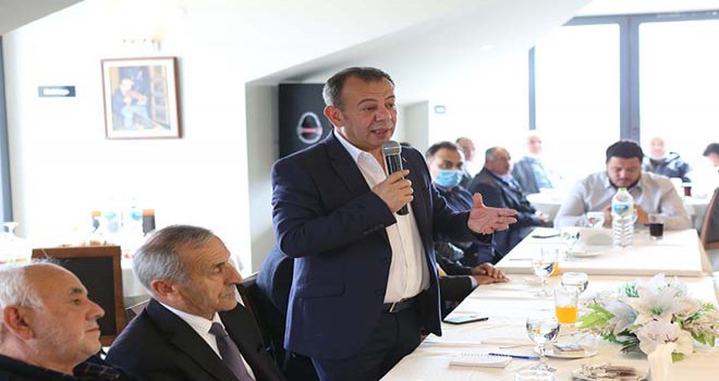 Başkan Özcan köy muhtarları ile buluştu