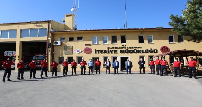 Başkan Özcan’dan İtfaiye Müdürlüğü’ne ziyaret