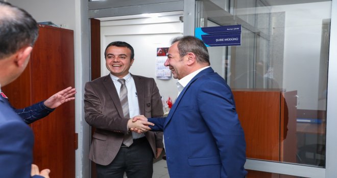 Başkan Özcan’dan Müftülük ve İŞKUR çalışanlarına ziyaret