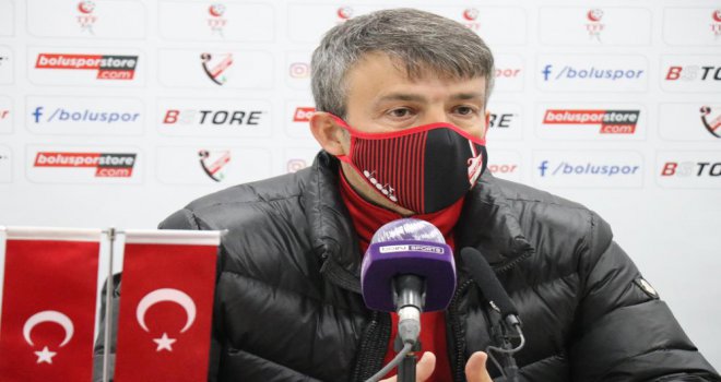 Beypiliç Boluspor Teknik Direktörü Reha Erginer; 'Çok rahat geçeceğimiz maçı bir ara zora soktuk ama kazanmasını bildik'