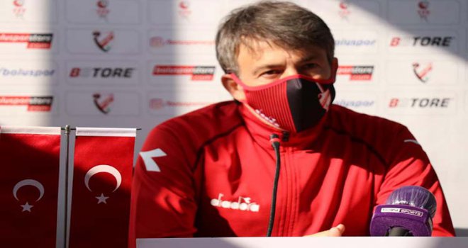 Beypiliç Boluspor Teknik Direktörü Reha Erginer ‘Kötü oynadığımızı bildiğimiz bu maçta alınan 1 puan da 1 puandır’