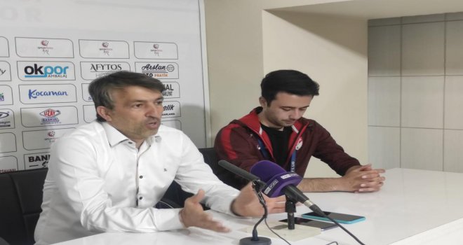 Beypiliç Boluspor Teknik sorumlu Reha Kemal Enginer; ‘Bir an evvel takımı toparlamamız lazım’