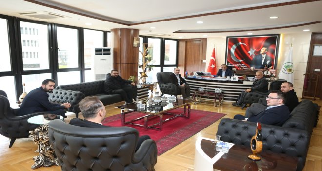 BGC’DEN BAŞKAN ÖZCAN’A ZİYARET