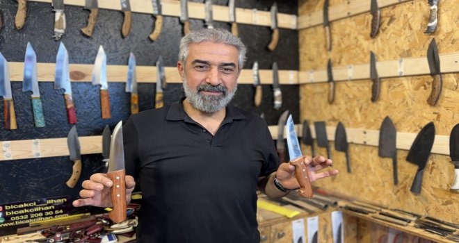 Bıçakçıların Kurban Bayramı mesaisi başladı..