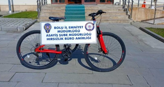 Bisiklet hırsızı yakalandı......