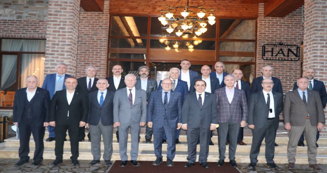 BÖLGE ODA VE BORSA BAŞKANLARI İLİMİZDE BİR ARAYA GELDİ