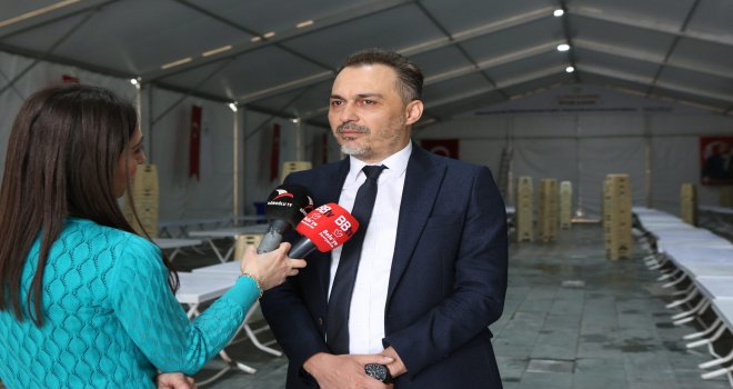 Bolu Belediyesi İftar çadırı Ramazan’a hazır