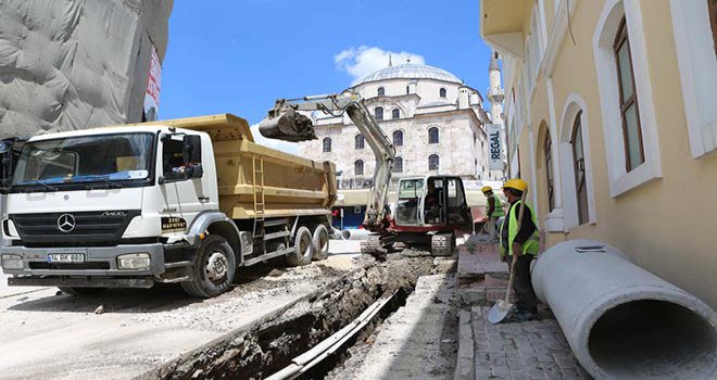 Bolu Belediyesi’nin altyapı yatırımları devam ediyor