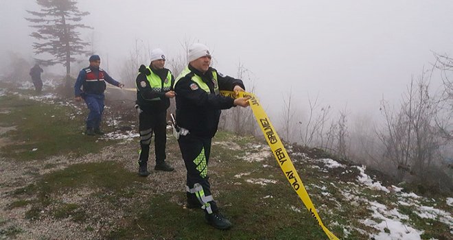 Bolu Dağı kenarında valiz içinde ceset bulundu