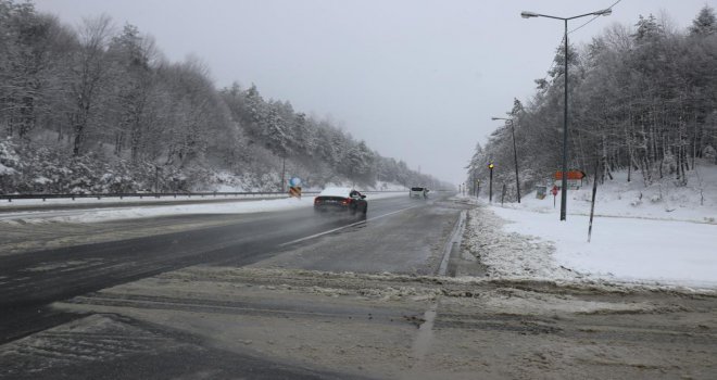 Bolu Dağı’nda kar kalınlığı 20 santimetreye ulaştı