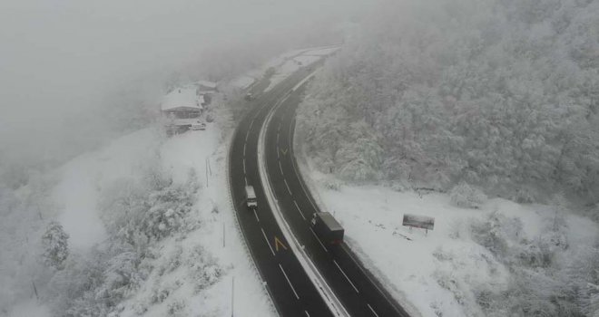 Bolu dağında masalsı görüntüler…