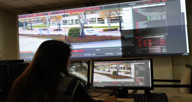 Bolu İl Emniyet Müdürlüğü 170 noktada bulunan 512 kamera ile kesintisiz güvenlik sağlıyor