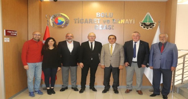 Bolu Rotary Kulübü Ticaret ve Sanayi Odasını ziyaret etti