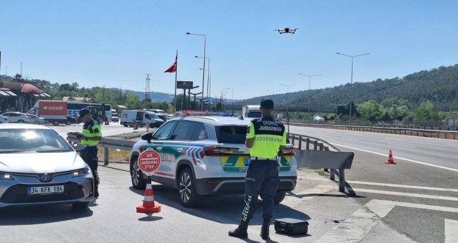 Bolu semalarında 'cayrokopter'li takip: 120 bin lira ceza