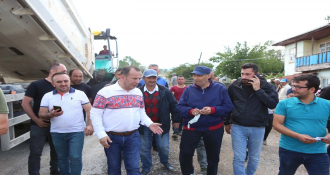 Bolu ve Yeniçağa Belediyeleri iş birliğinde ilçe yolları yenilendi