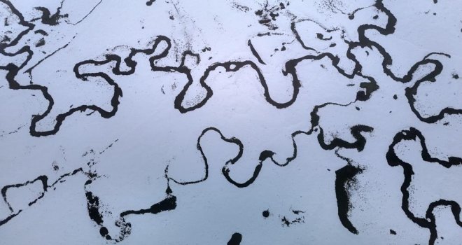 Bolu'da 14 köyün yaylasında mendereslerin görüntüsü mest etti