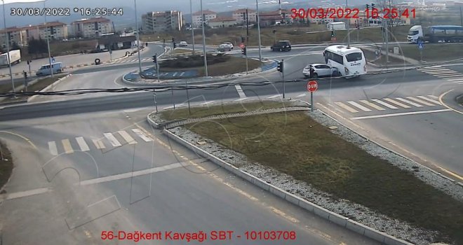 Bolu’da 2023 yılının bazı trafik kazaları kamerada