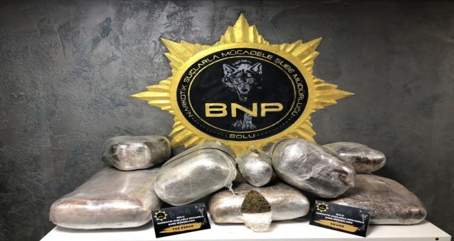 Bolu’da 2023'te 460 kilo uyuşturucu ele geçirildi