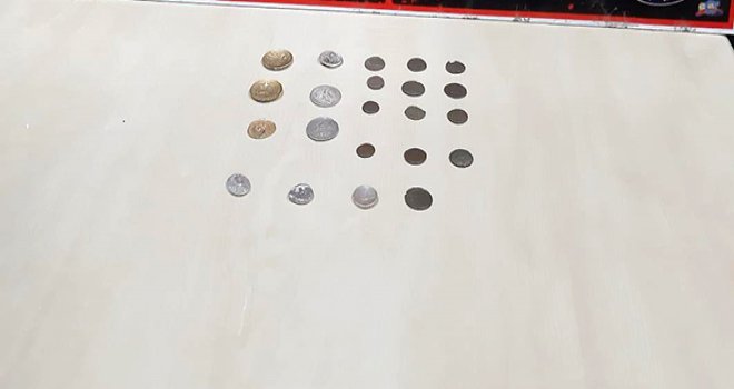 Bolu’da 22 tarihi sikke ile yakalanan şahıs gözaltına alındı