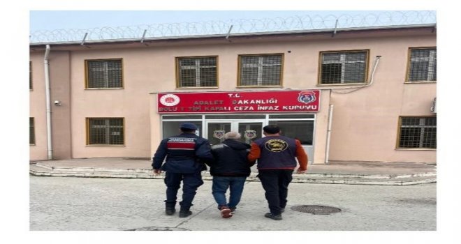 Bolu'da 40 yıl 10 ay hapis cezasıyla aranan firari hükümlü yakalandı