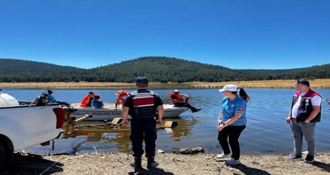 Bolu’da 500 metre kaçak ağ ele geçirildi