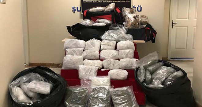 Bolu’da 83 kilo 550 gram esrar yakalanan şahıs tutuklandı