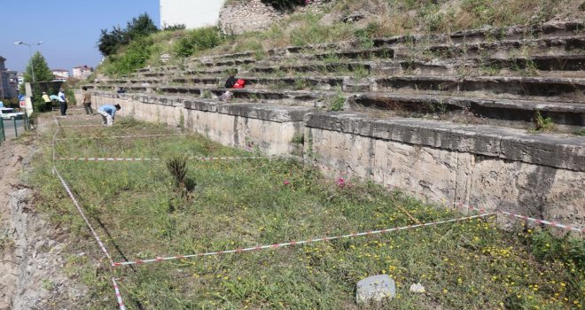 Bolu’da, 'antik stadion' kazısında Osmanlı hamam kalıntısına rastlandı