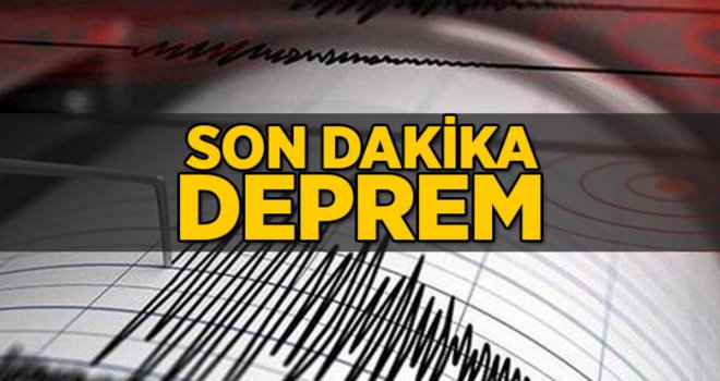 Bolu'da deprem....