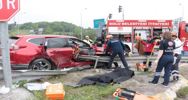 Bolu'da feci kaza: 1 ölü