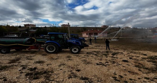 Bolu'da köylülere yangınlara müdahale için hibe destekli su tankeri kredisi