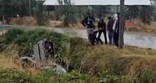 Bolu'da otomobil sulama kanalına uçtu: 1 yaralı