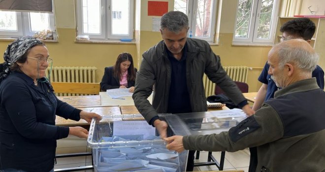 Bolu'da oy sayımı başladı........