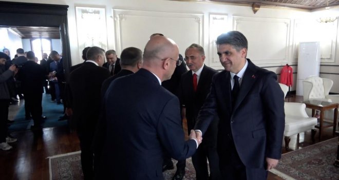 Bolu'da protokol bayramlaştı........