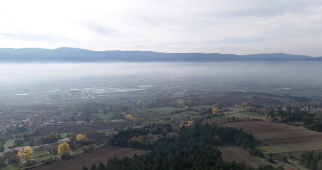 Bolu'da ‘sis denizi’ manzarası mest etti
