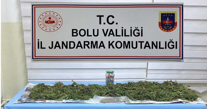 Bolu’da, uyuşturucu operasyonu: 1 gözaltı...