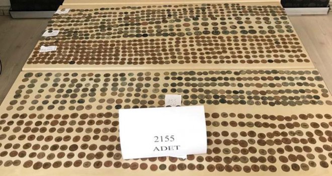 Bolu’da yabancı uyruklu şahıslar 2 bin 155 sikkeyle yakalandı