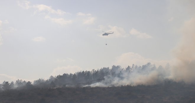 Bolu’da yangın 40 hektarlık alanda etkili oluyor............