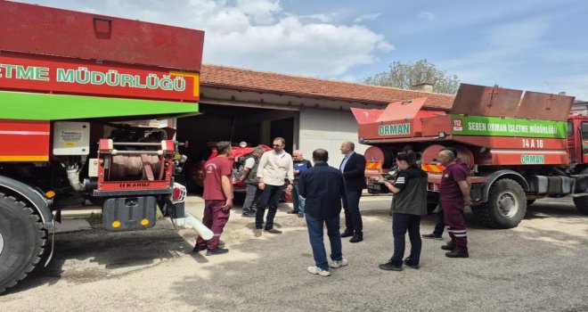 Bolu'da yangın söndürme araçları zorlu sezon öncesi denetimden geçti