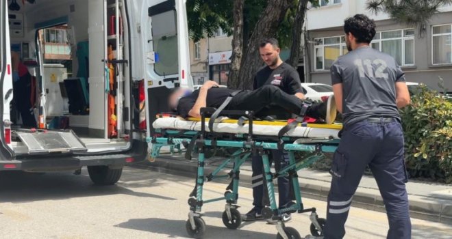 Bolu'da yere düşüp başını zemine çarpan alkollü şahıs yaralandı