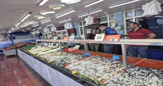 Bolu’da zabıtadan balık tezgâhlarına denetim........