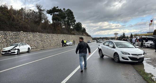 Bolu’da zincirleme kaza: 3 yaralı....