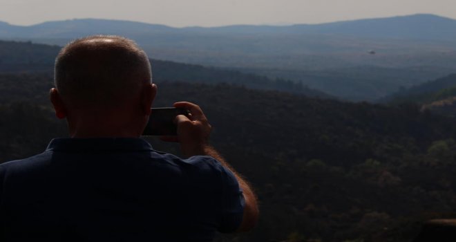 Bolu’daki yangından etkilenen alanda söndürme ve soğutma çalışmaları sürüyor